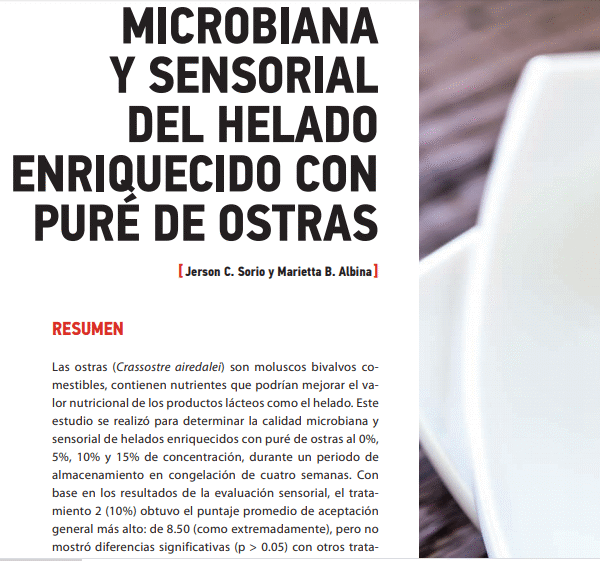 Sorio, Albina’s paper published in a Mexican Industrial magazine