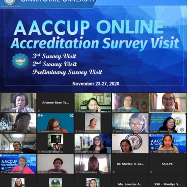 SSU braces its first remote AACCUP accreditation survey visit
