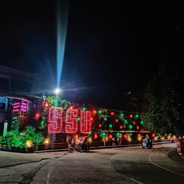 SSU’s Christmas tradition survives pandemic as biowall lights up
