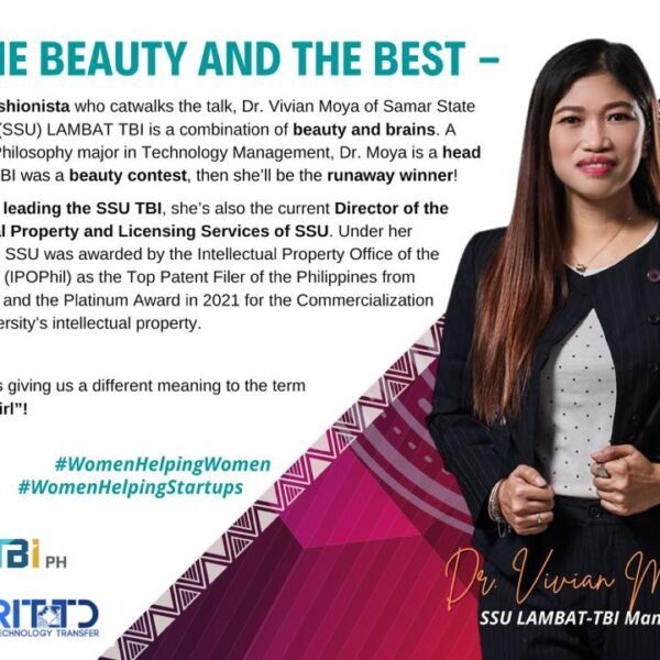DOST-TBI Network features SSU’s Dr. Moya