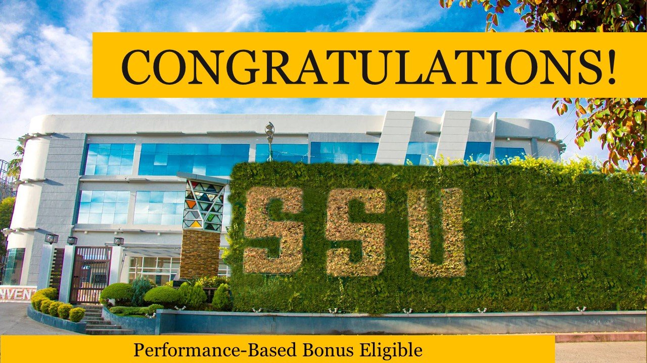 SSU is Performance-Based Bonus (PBB) Eligible