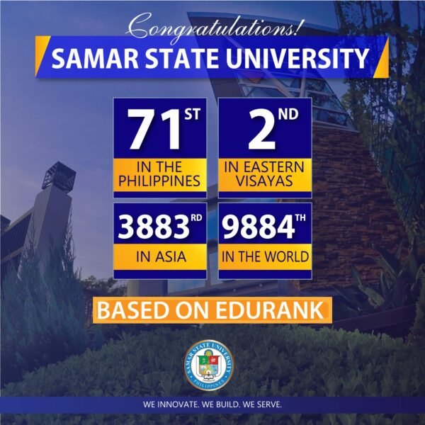 SSU excels at Edurank, ranks 2nd in Eastern Visayas