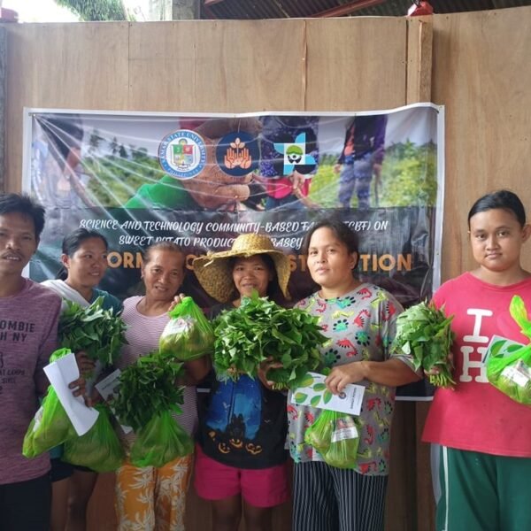 SSU-STCBF distributes “food for calamity” to Sogod, Southern Leyte