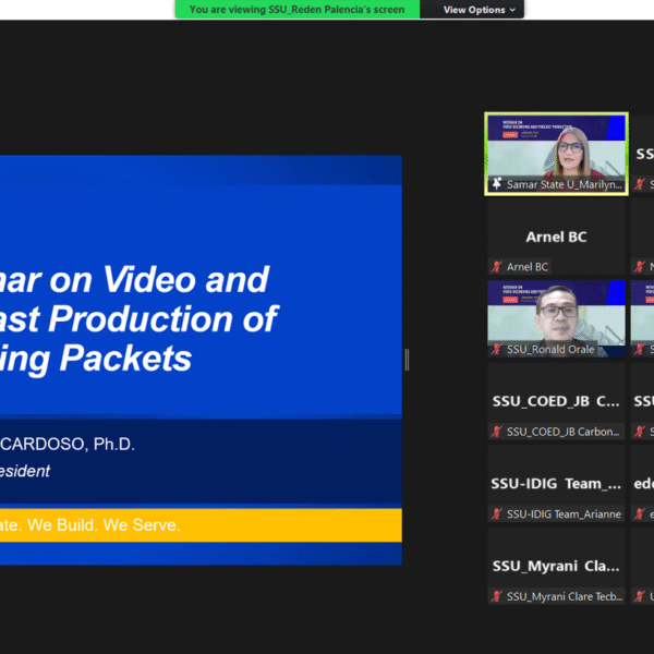 CHED-IDIG funded Webinar offers basic skills in video and podcast production