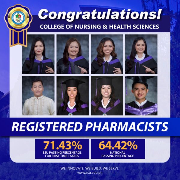 8 SSU BS Pharmacy graduates pass the April 2023 PhLE