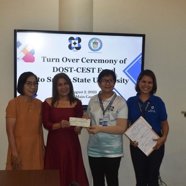 DOST-CEST Holds Turn-Over Ceremony of Fund to SSU to Empower Communities