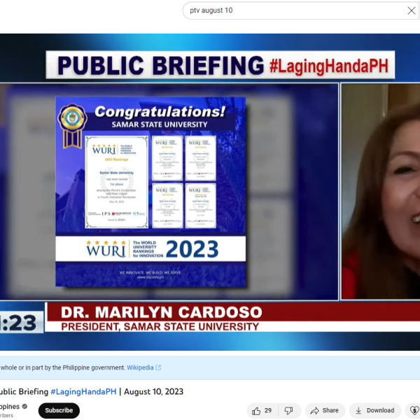 PTV Interview with President Cardoso Highlights SSU’s WURI Milestone