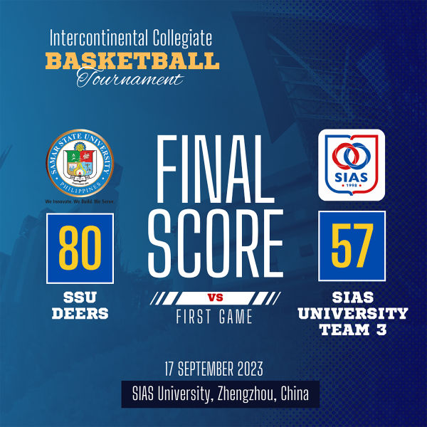 SSU Deers Secure Victory in Opening Game of SIAS University Intercontinental Collegiate Basketball Tournament