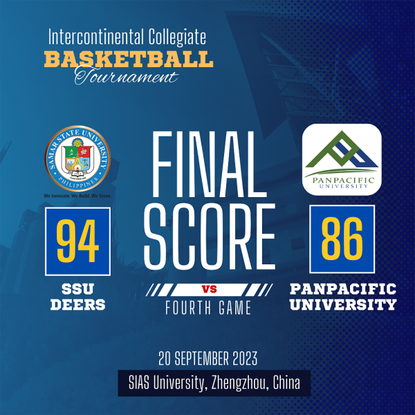 SSU Deers Dominate in Game 4 against Panpacific University