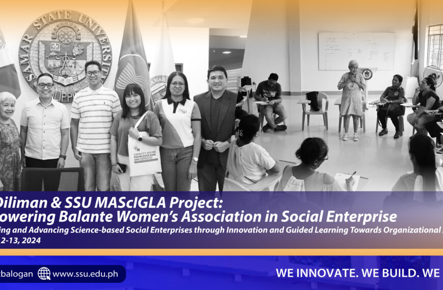 UPD Leads MAScIGLA Project in SSU; Empowers Balante Women’s Association in Social Enterprise