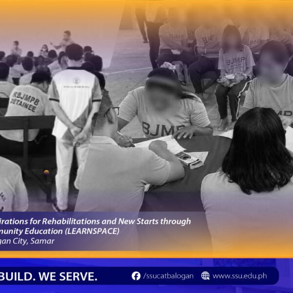 SSU’s LEARNSPACE program leads literacy assessment, orientation for PDLs at BJMP Catbalogan