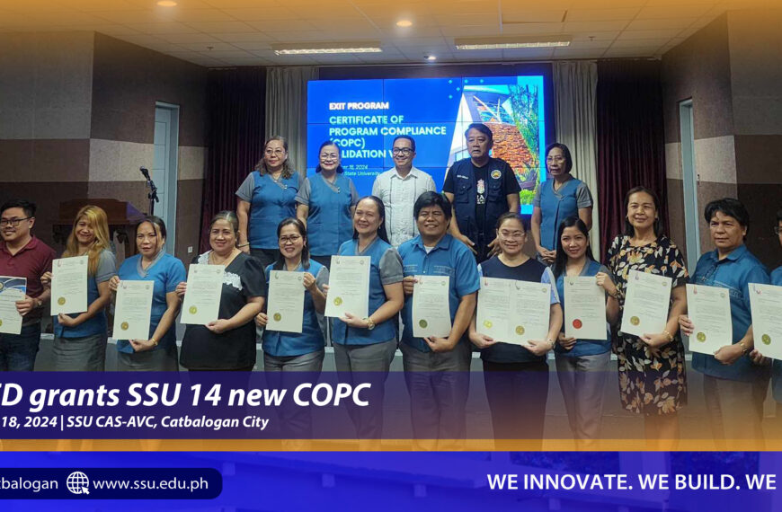 CHED grants SSU 14 new COPC