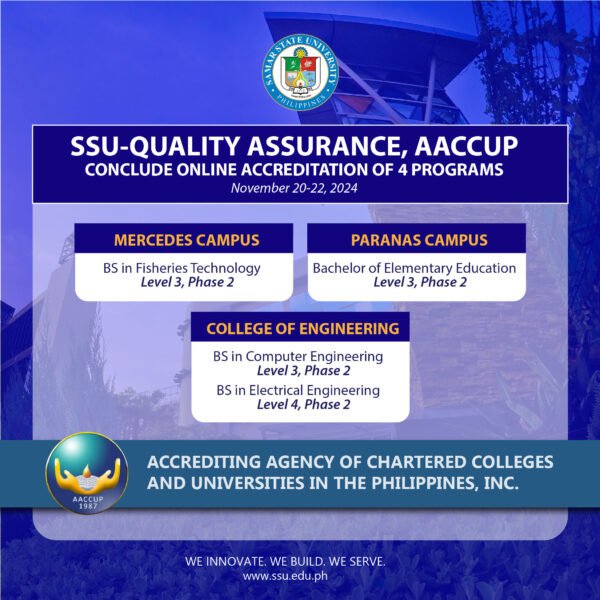 SSU earns good impressions in recent AACCUP visit