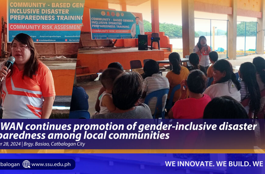 SAGWAN continues promotion of gender-inclusive disaster preparedness among local communities