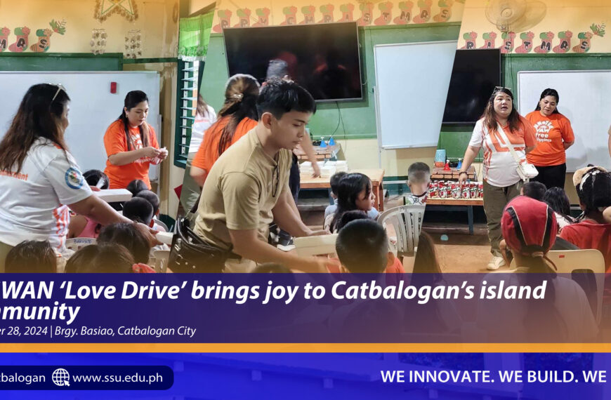 SAGWAN ‘Love Drive’ brings joy to Catbalogan’s island community