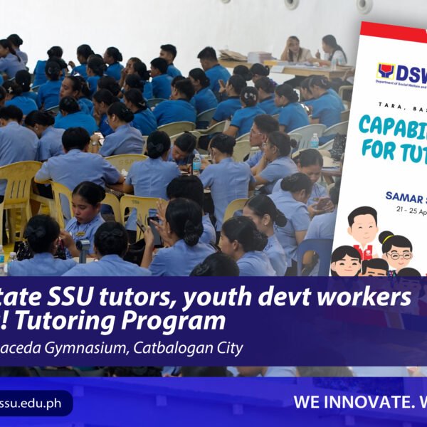 DSWD capacitate SSU tutors, youth devt workers via Tara, Basa! Tutoring Program