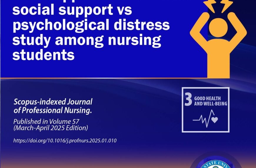 SSU supports SDG 3 with social support, psychological distress study among nursing students