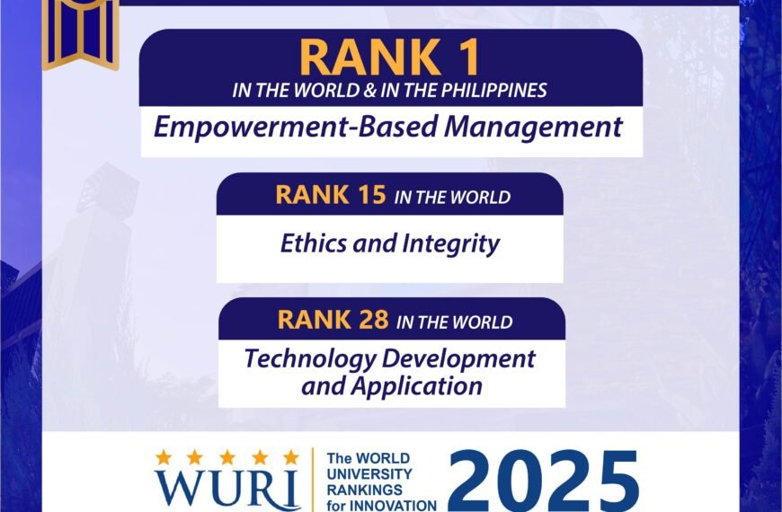 SSU tops WURI 2025 Empowerment-Based Management category; ranks among 100 universities in various categories