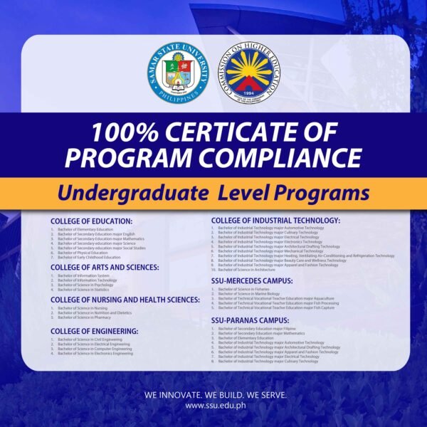 SSU achieves 100% COPC compliance across all undergrad programs
