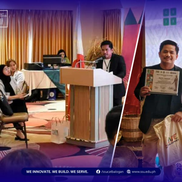SSU faculty wins Best Research Paper at 3rd National Research Congress of the Philippines