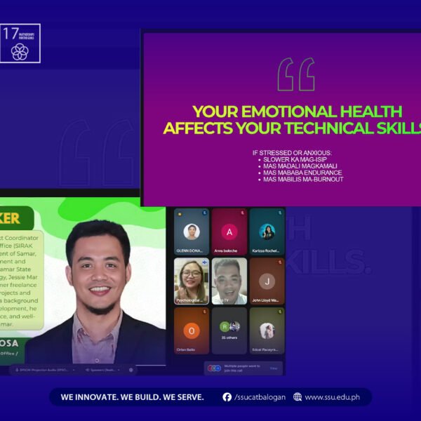 SSU-SWDS boosts mental health support among tech students via wellness session