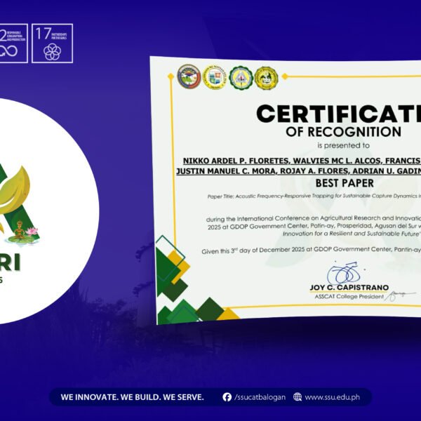 SSU’s mud crab study bags Best Paper at ICARI 2025